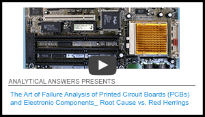 Art failure analysis printed circuit boards pcbs electronic component